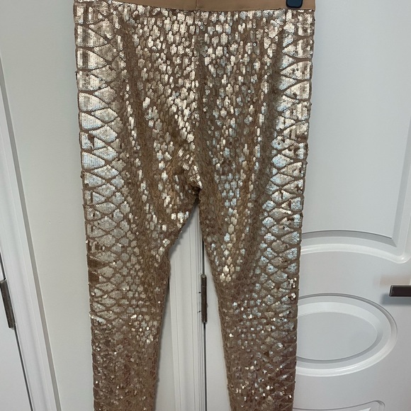 BCBG MAXAZRIA SEQUIN PANT/LEGGING - Medium - Picture 8 of 9